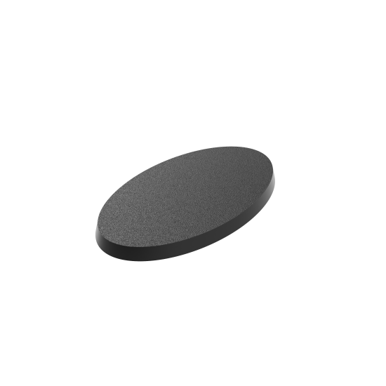Podstawki owalne 60x35 mm z gniazdem na magnes – 6 sztuk